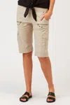 Core By Wearables Zola Bermuda Short In Beige