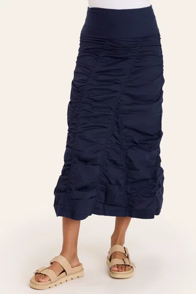 Core By Xcvi Gored Peasant Skirt In Blue