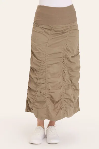 Core By Xcvi Gored Peasant Skirt In Brown
