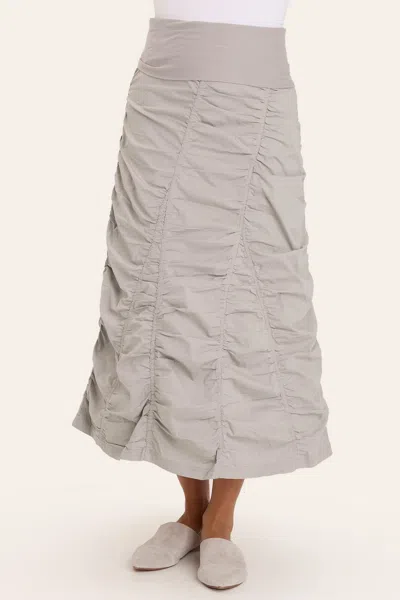 Core By Xcvi Gored Peasant Skirt In Grey