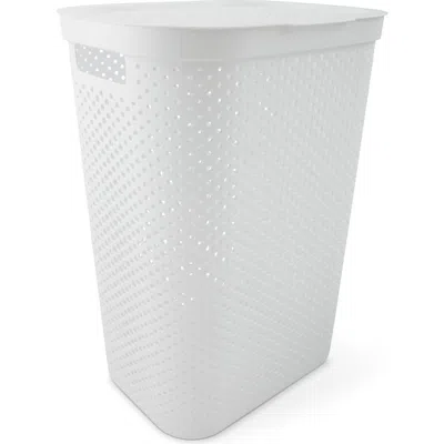 Core Home 58-liter Vented Laundry Hamper In White