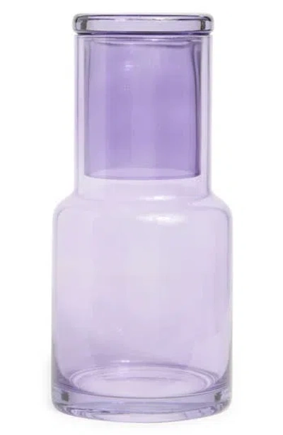 Core Home Bedside Carafe In Purple