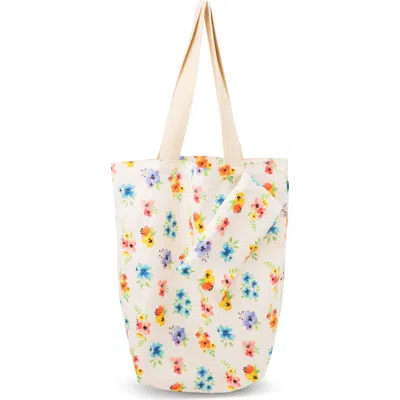 Core Home Floral Canvas Tote Bag In Multi