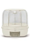Core Home Large Rotating Food Storage Dispenser In White