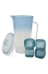 Core Home Pitcher & Ice Cube Set In Blue