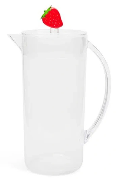 Core Home Strawberry Pitcher In Transparent