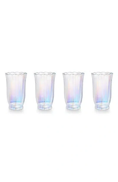 Core Home Tulip Set Of 4 Highball Glasses In Clear