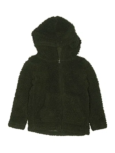 Pre-owned Core Life Kids' Zip Up Hoodie In Green
