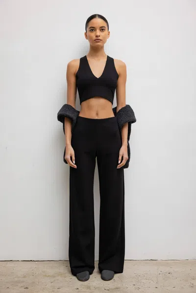 Leset Rio Wide Leg Pant In Black