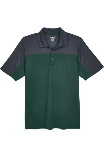 Core365 Balance Colorblock Performance Piqu Polo In Green
