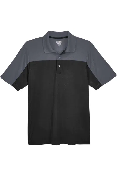Core365 Balance Colorblock Performance Piqu Polo In Gray