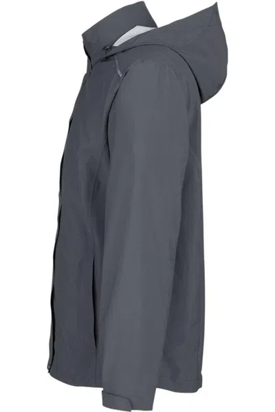 Core365 Barrier Rain Jacket In Gray