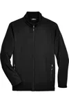 Core365 Cruise Two-layer Fleece Bonded Soft Shell Jacket In Black