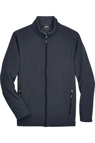Core365 Cruise Two-layer Fleece Bonded Soft Shell Jacket In Blue
