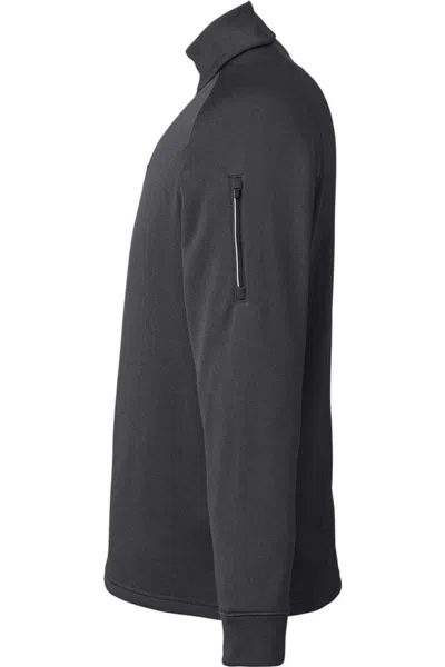 Core365 Fusion Chromasoft Fleece Quarter-zip Pullover In Gray