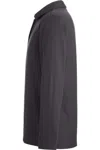 Core365 Fusion Chromasoft Long Sleeve Pique Polo In Gray