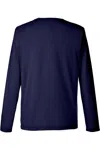 Core365 Fusion Chromasoft Performance Long Sleeve T-shirt In Blue