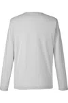 Core365 Fusion Chromasoft Performance Long Sleeve T-shirt In White