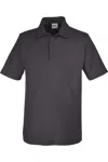 Core365 Fusion Chromasoft Pique Polo In Gray