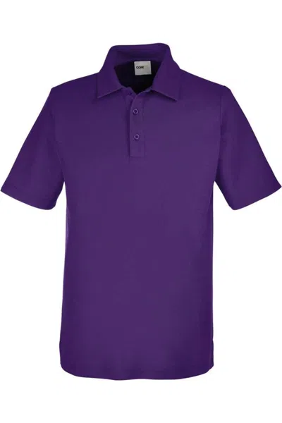 Core365 Fusion Chromasoft Pique Polo In Purple