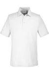 Core365 Fusion Chromasoft Pique Polo In White