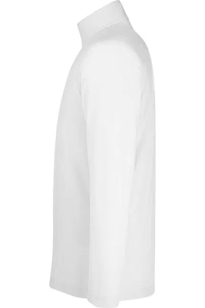 Core365 Fusion Chromasoft Pique Quarter-zip Pullover In White