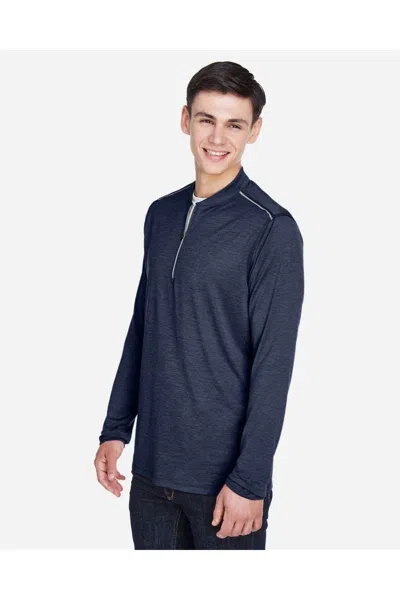 Core365 Kinetic Performance Quarter-zip Pullover In Blue