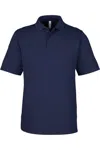 Core365 Market Snag Protect Mesh Polo In Blue