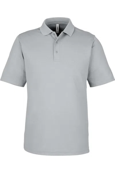 Core365 Market Snag Protect Mesh Polo In Gray