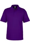 Core365 Market Snag Protect Mesh Polo In Purple