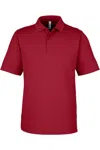 Core365 Market Snag Protect Mesh Polo In Red