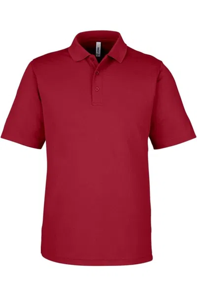 Core365 Market Snag Protect Mesh Polo In Red