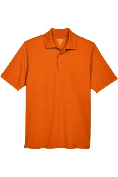 Core365 Origin Performance Piqu Polo In Orange