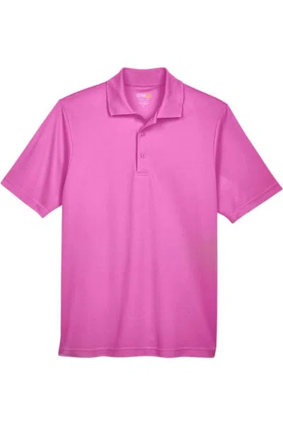 Core365 Origin Performance Piqu Polo In Pink