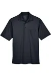 Core365 Origin Performance Piqu Polo With Pocket In Black