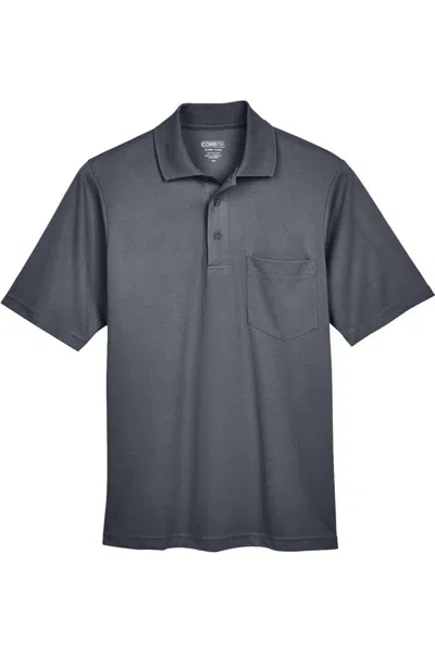 Core365 Origin Performance Piqu Polo With Pocket In Gray