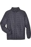 Core365 Prevail Packable Puffer Jacket In Blue
