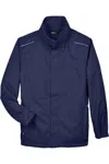 Core365 Tall Region 3-in-1 Jacket With Fleeceliner In Blue