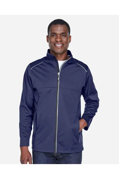 Core365 Tall Techno Lite Three-layer Knit Tech-shell In Blue