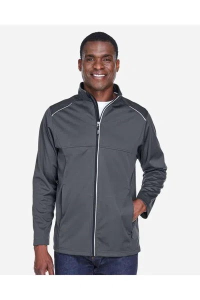 Core365 Tall Techno Lite Three-layer Knit Tech-shell In Gray