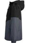 Core365 Techno Lite Colorblock Windbreaker In Black