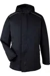 Core365 Techno Lite Flat-fill Insulated Jacket In Black