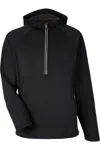 Core365 Techno Lite Pullover Anorak In Black