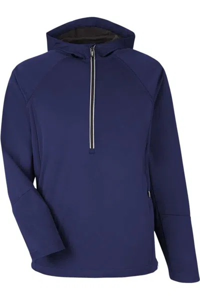 Core365 Techno Lite Pullover Anorak In Blue