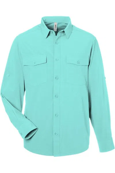 Core365 Ultra Uvp Marina Shirt In Blue