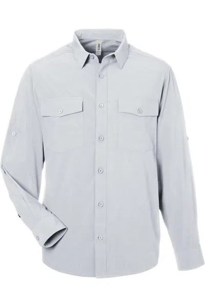 Core365 Ultra Uvp Marina Shirt In Grey