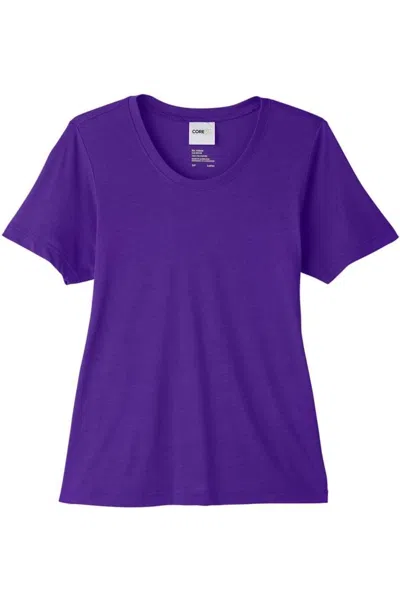 Core365 Women's Fusion Chromasoft Performance T-shirt In Purple