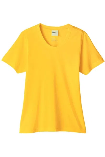 Core365 Women's Fusion Chromasoft Performance T-shirt In Yellow