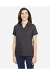 Core365 Women's Fusion Chromasoft Pique Polo In Black