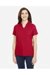 Core365 Women's Fusion Chromasoft Pique Polo In Red